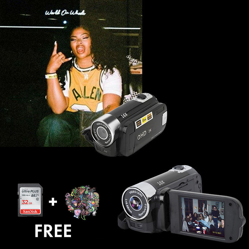 The2KCorder | 2K Camcorder mit Drehdisplay