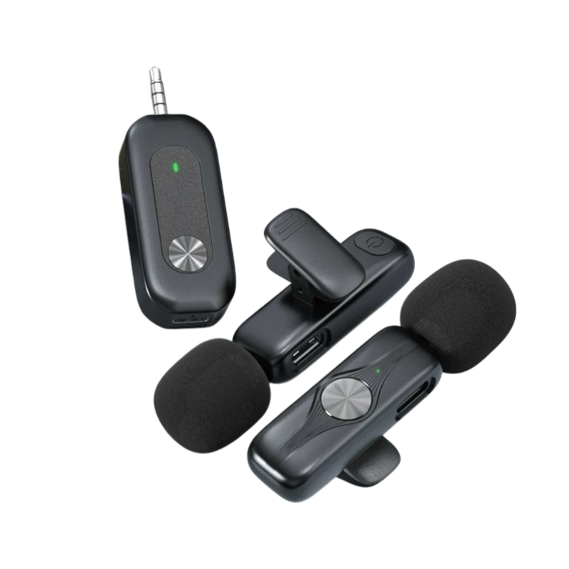 Wireless Mikrofon-Set (2 Sender + 1 Empfänger)