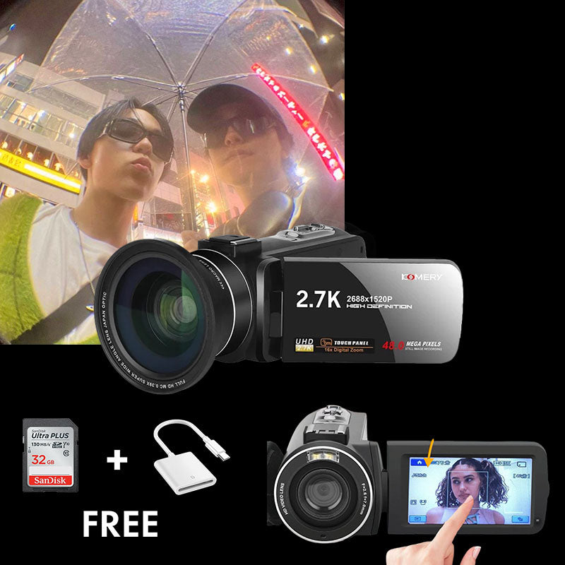 The2.7KCorder Pro | 2.7K UHD Camcorder mit 60 FPS