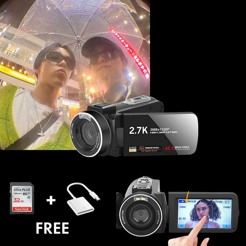 The2.7KCorder Pro | 2.7K UHD Camcorder mit 60 FPS