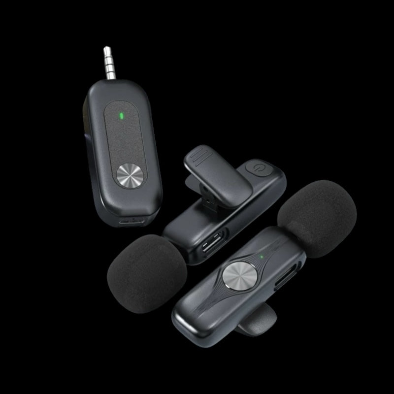 Wireless Mikrofon-Set (2 Sender + 1 Empfänger)